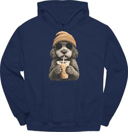 Portuguese Water Dog Hipster Dog Hoodie Gift For Dog Lover