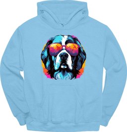 Saint Bernard Top Dog Hoodie Gift For Dog Lover