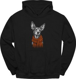Podenco Winter Dog Hoodie Gift For Dog Lover