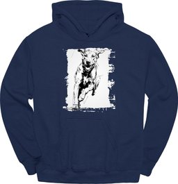 Rhodesian Ridgeback Running Dog Hoodie Gift For Dog Lover
