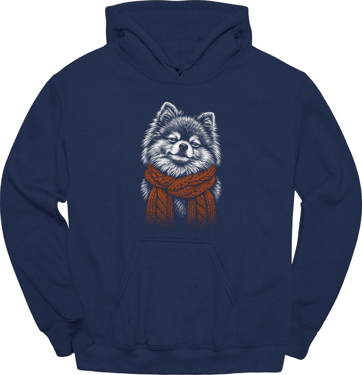 Pomeranian Winter Dog Hoodie Gift For Dog Lover
