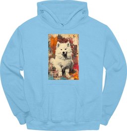 Samoyed Punk Dog Hoodie Gift For Dog Lover