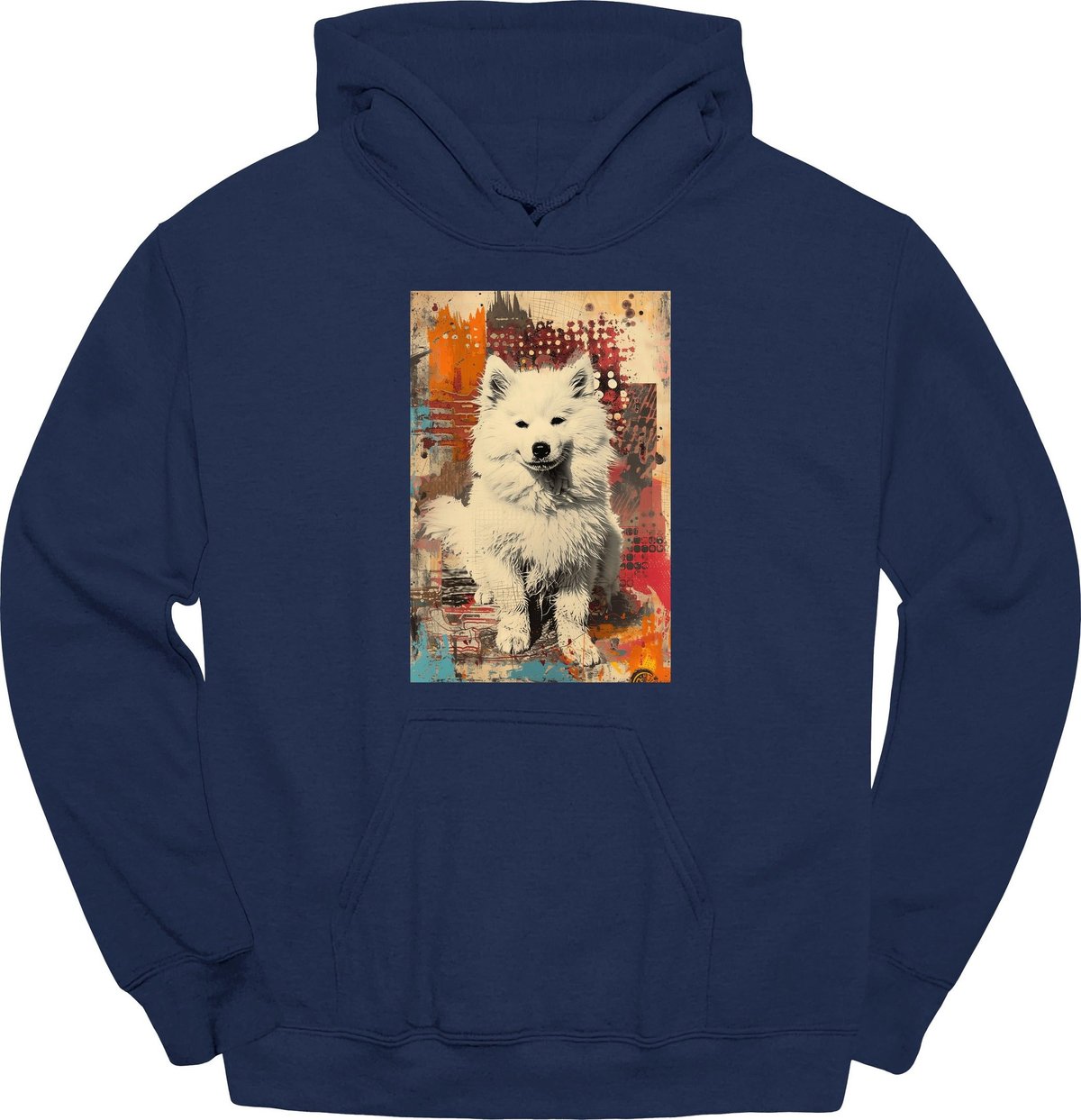 Samoyed Punk Dog Hoodie Gift For Dog Lover