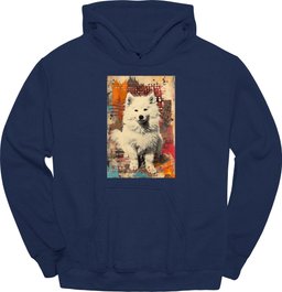 Samoyed Punk Dog Hoodie Gift For Dog Lover