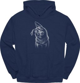 Schipperke Tilted Dog Hoodie Gift For Dog Lover