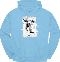 Poodle Running Dog Hoodie Gift For Dog Lover