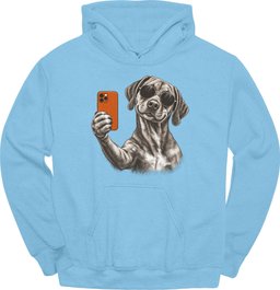 Rhodesian Ridgeback Selfie Dog Hoodie Gift For Dog Lover
