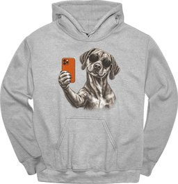 Rhodesian Ridgeback Selfie Dog Hoodie Gift For Dog Lover
