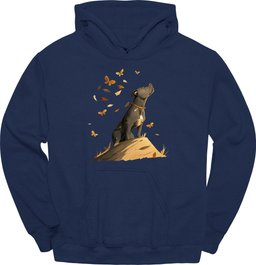 Pitbull Fall Dog Hoodie Gift For Dog Lover