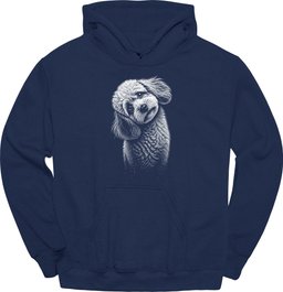 Poodle Tilted Dog Hoodie Gift For Dog Lover