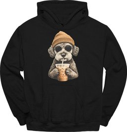 Schnoodle Hipster Dog Hoodie Gift For Dog Lover