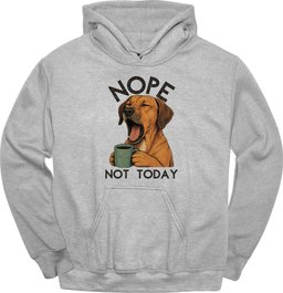 Rhodesian Ridgeback Not Today Hoodie Gift For Dog Lover