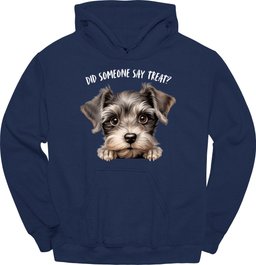 Schnauzer Did Someone Say Treat Hoodie Gift For Dog Lover