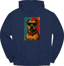 Pitbull Punk Dog Hoodie Gift For Dog Lover