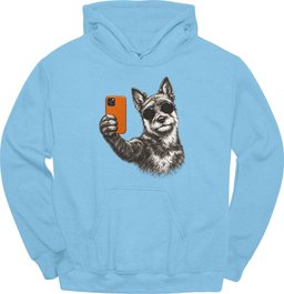 Scottish Terrier Selfie Dog Hoodie Gift For Dog Lover