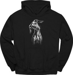 Saluki Tilted Dog Hoodie Gift For Dog Lover