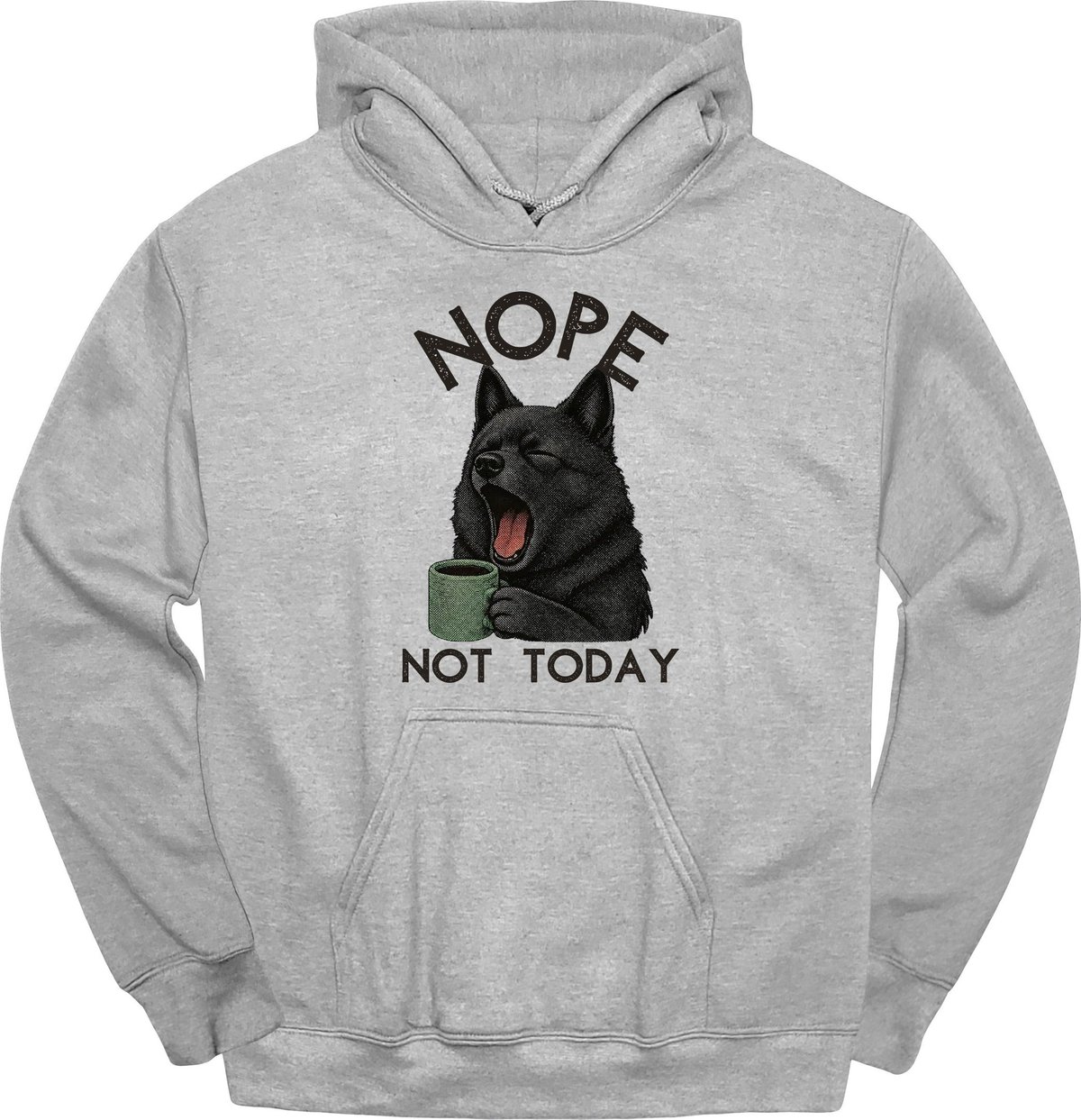 Schipperke Not Today Hoodie Gift For Dog Lover