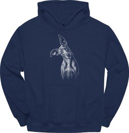 Podenco Tilted Dog Hoodie Gift For Dog Lover