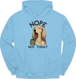 Saluki Not Today Hoodie Gift For Dog Lover