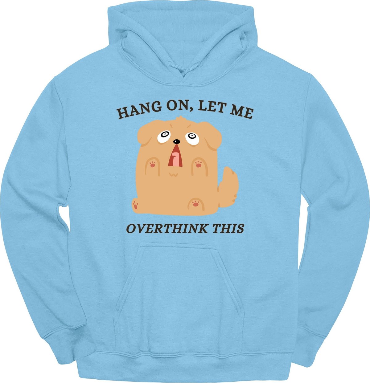 Overthink This Hoodie Gift For Dog Lover