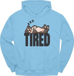 Pitbull Tired Dog Hoodie Gift For Dog Lover