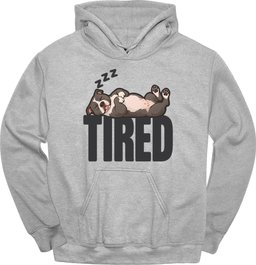 Pitbull Tired Dog Hoodie Gift For Dog Lover