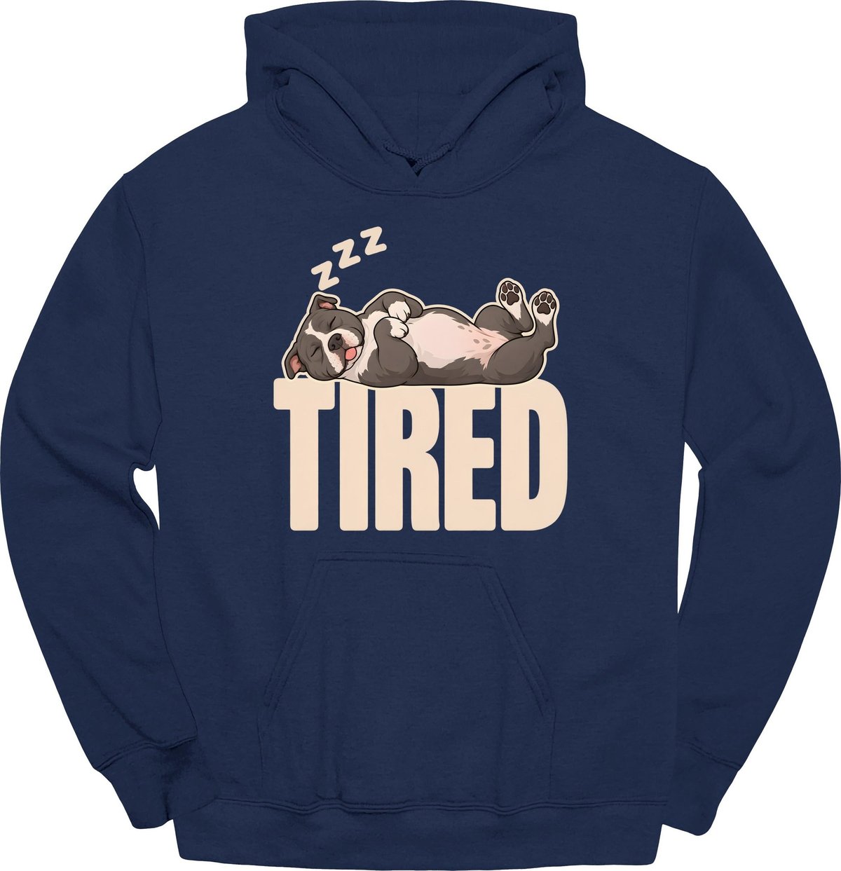 Pitbull Tired Dog Hoodie Gift For Dog Lover