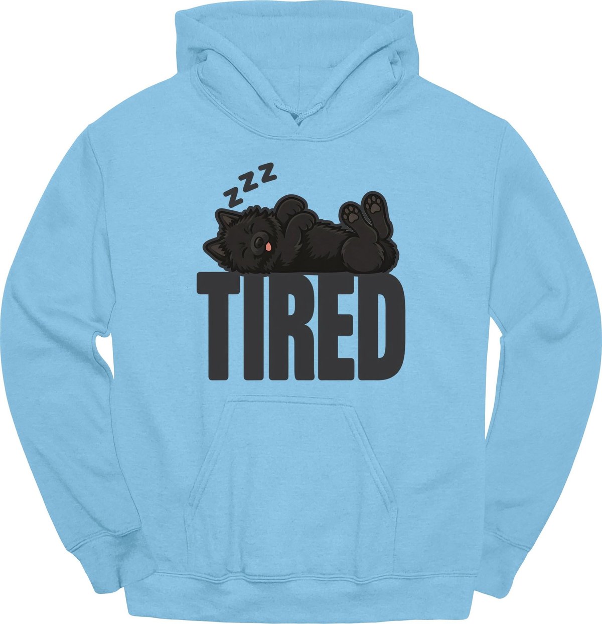Schipperke Tired Dog Hoodie Gift For Dog Lover