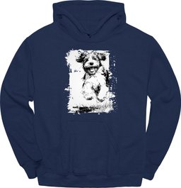 Portuguese Water Dog Running Dog Hoodie Gift For Dog Lover