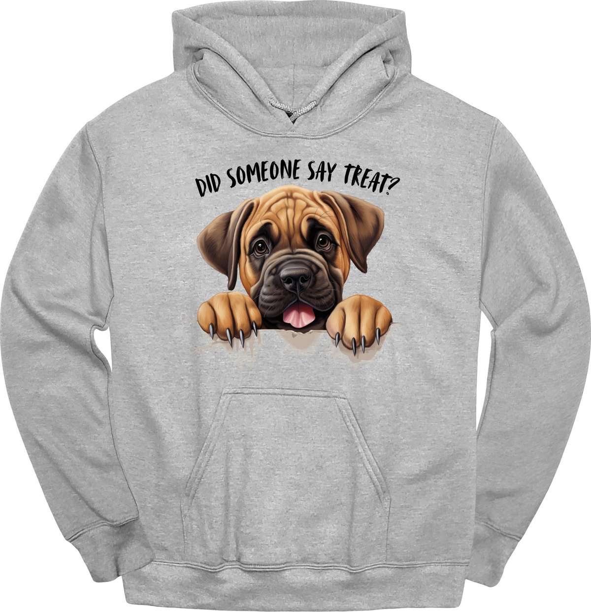 Mastiff Did Someone Say Treat Hoodie Gift For Dog Lover