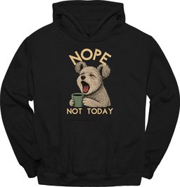 Pumi Not Today Hoodie Gift For Dog Lover