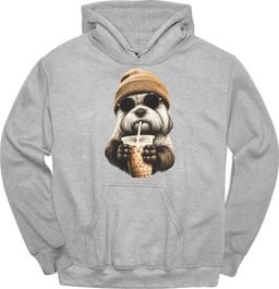 Shih Tzu Hipster Dog Hoodie Gift For Dog Lover
