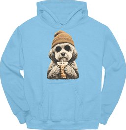 Sheepadoodle Hipster Dog Hoodie Gift For Dog Lover