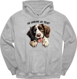 Springer Spaniel Did Someone Say Treat Hoodie Gift For Dog Lover