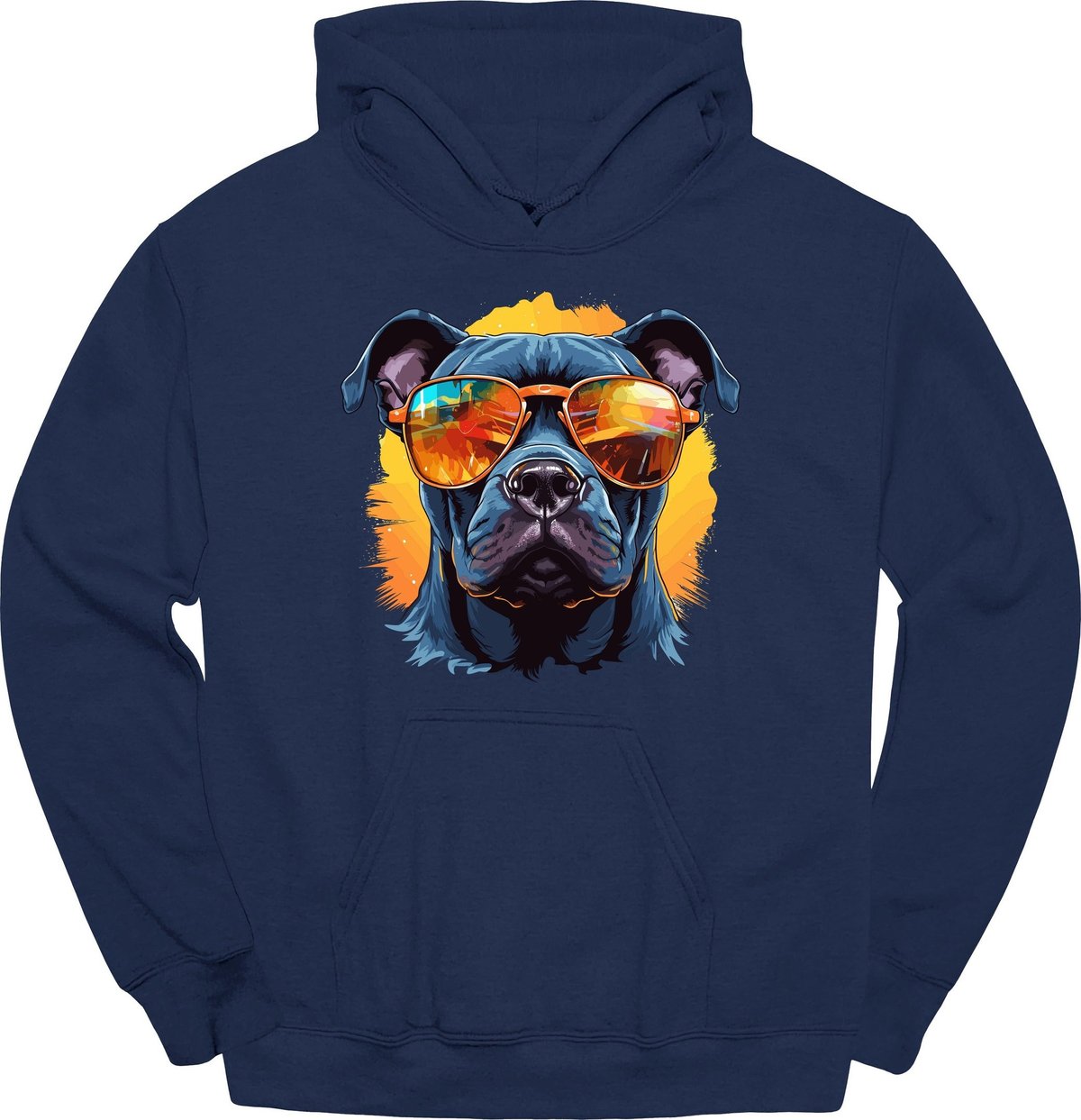 Staffordshire Bull Terrier Top Dog Hoodie Gift For Dog Lover