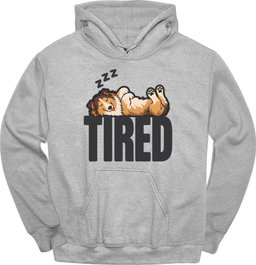 Rough Collie Tired Dog Hoodie Gift For Dog Lover