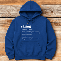 Definition Of Skiing Hoodie Gift For Skier