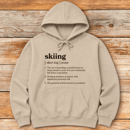 Definition Of Skiing Hoodie Gift For Skier