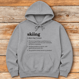 Definition Of Skiing Hoodie Gift For Skier