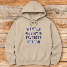 Favorite Season Snowboard Hoodie Gift For Snowboarder