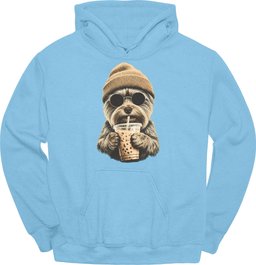 Yorkshire Terrier Hipster Dog Hoodie Gift For Dog Lover