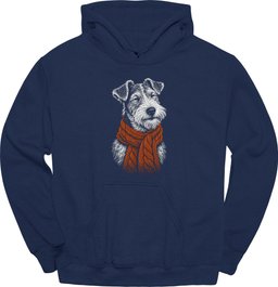 Wire Haired Fox Terrier Winter Dog Hoodie Gift For Dog Lover