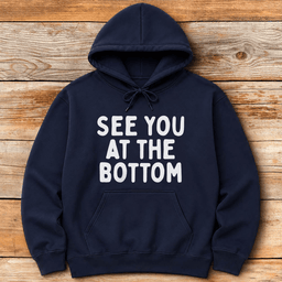 At The Bottom Hoodie Gift For Skier