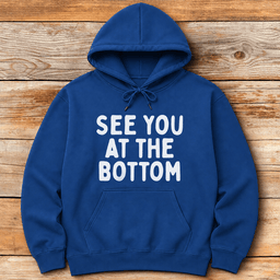 At The Bottom Hoodie Gift For Skier