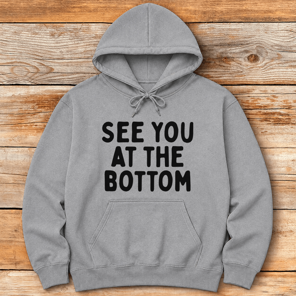 At The Bottom Hoodie Gift For Skier