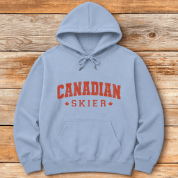 Canadian Skier Hoodie Gift For Skier