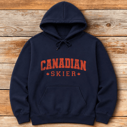 Canadian Skier Hoodie Gift For Skier
