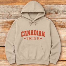 Canadian Skier Hoodie Gift For Skier