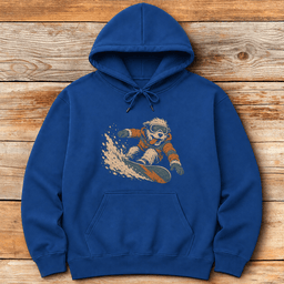 Canine Snowboarder Hoodie Gift For Snowboarder