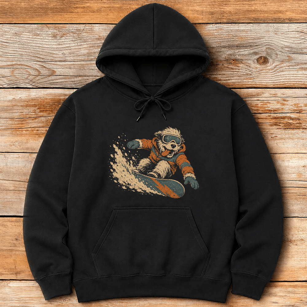 Canine Snowboarder Hoodie Gift For Snowboarder